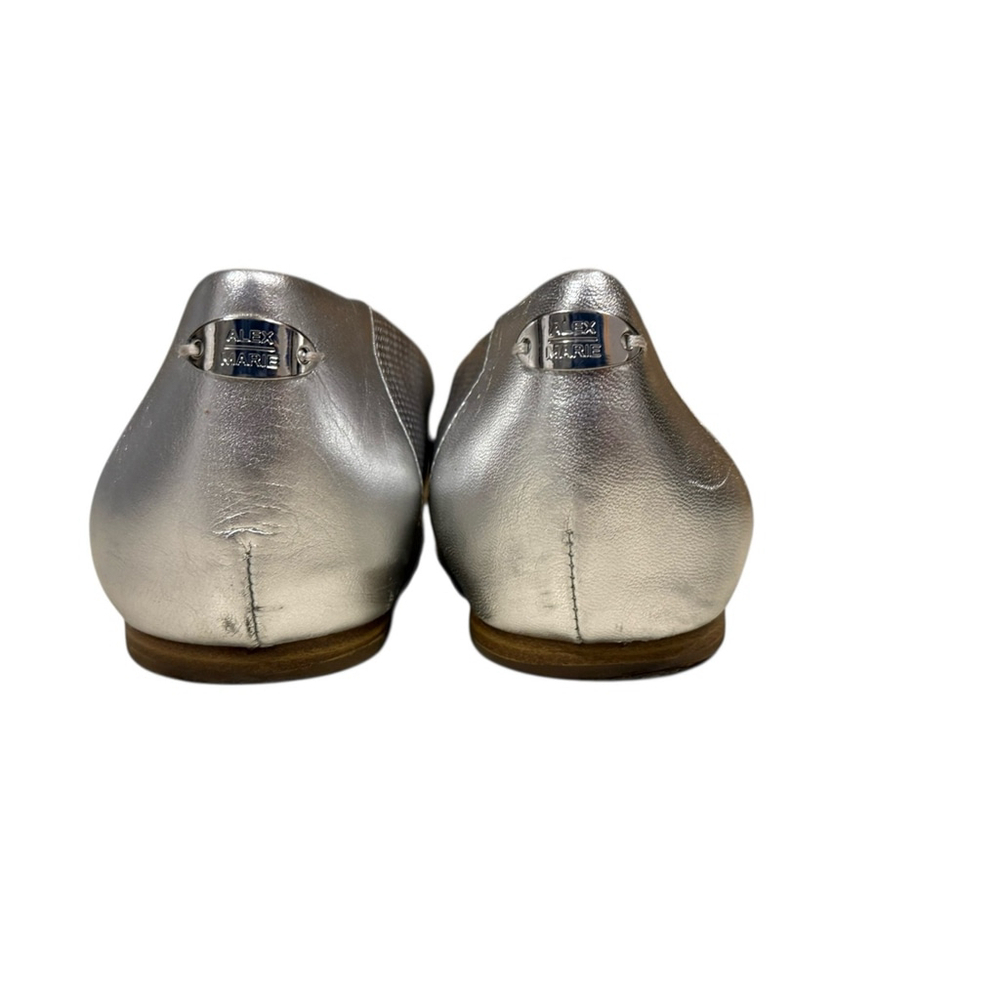 Alex Marie Women’s Silver Metallic Flats Size 8.5 - Picture 5 of 8